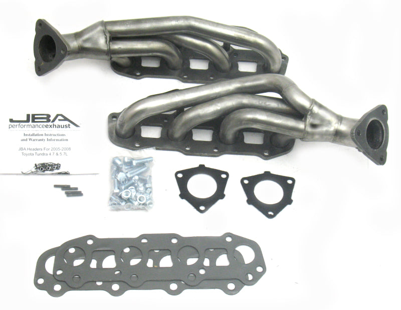 JBA 2011S - 05-07 Toyota 4.7L V8 1-1/2in Primary Raw 409SS Cat4Ward Header