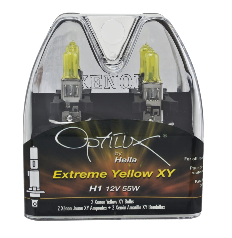 Hella H71070642 - Optilux H1 12V/55W XY Yellow Bulb