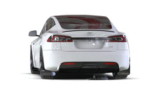 Load image into Gallery viewer, Rally Armor MF101-UR-BLK-MBK FITS: FITS 21-23 Tesla Model S/ S Plaid Black UR Mud Flap w/ Metallic Black Logo
