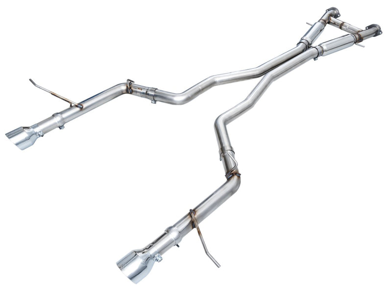 AWE Tuning 3020-32952 FITS 18-23 Dodge Durango SRT & Hellcat Track Edition Exhaust - Chrome Silver Tips