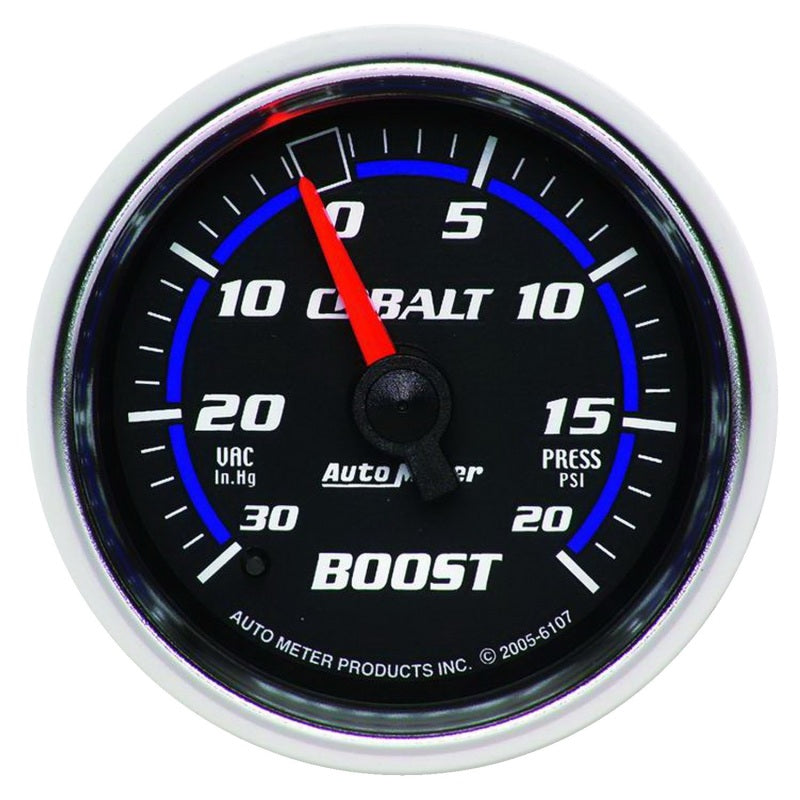 AutoMeter 6107 - Autometer Cobalt 52mm 20psi mechanical Boost Gauge