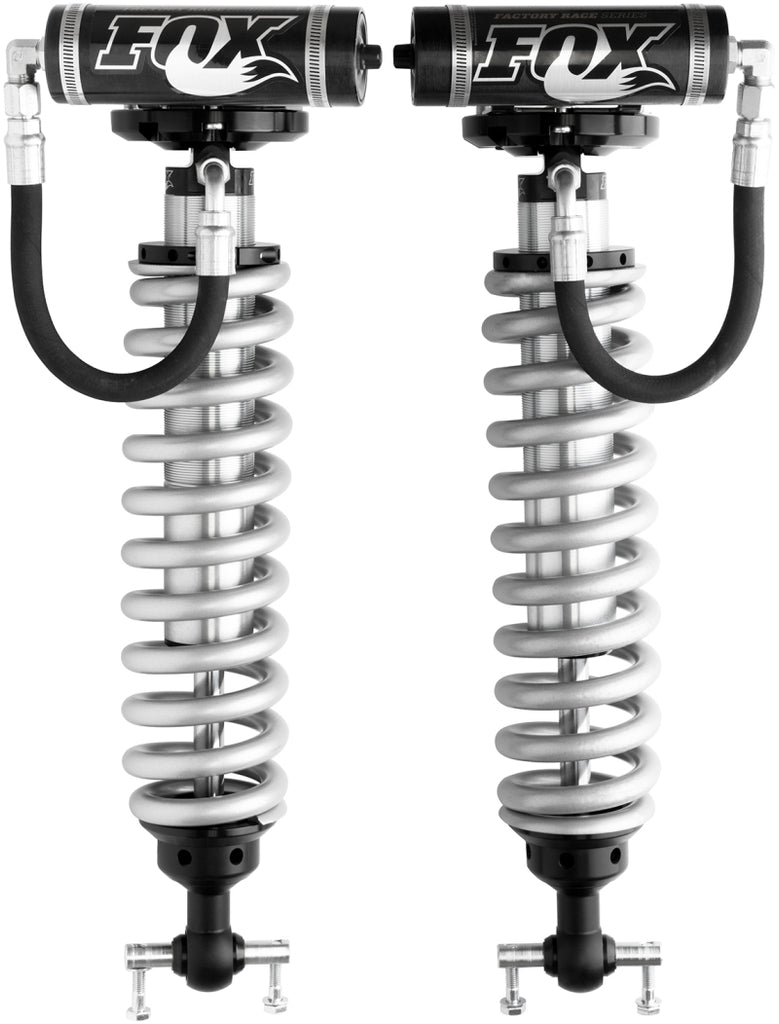 FOX 880-02-525 - Fox 2007 Chevy 1500 4WD w/UCA 2.5 Factory Series 5.35in. R/R Coilover Shock SetBlack/Zinc