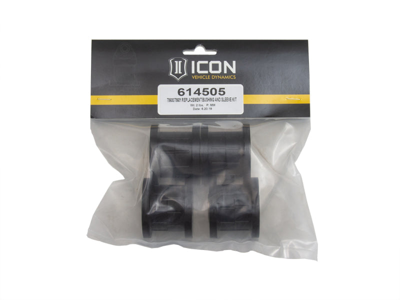 ICON 614505 FITS 78600 / 78601 Replacement Bushing & Sleeve Kit