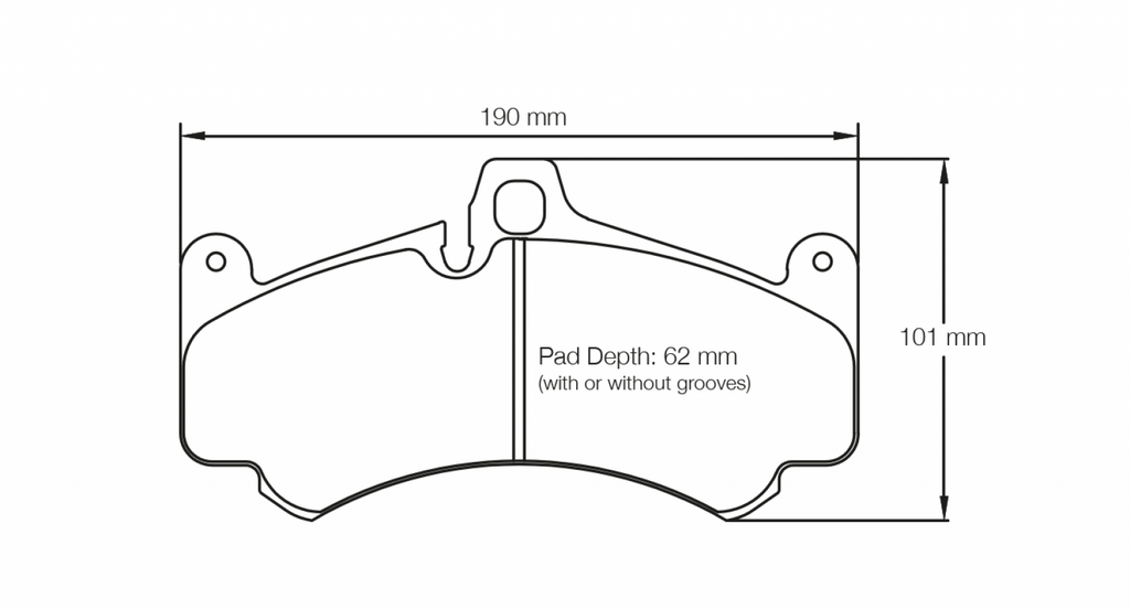 Pagid Racing 8004 RSL1 Compound Brake Pads