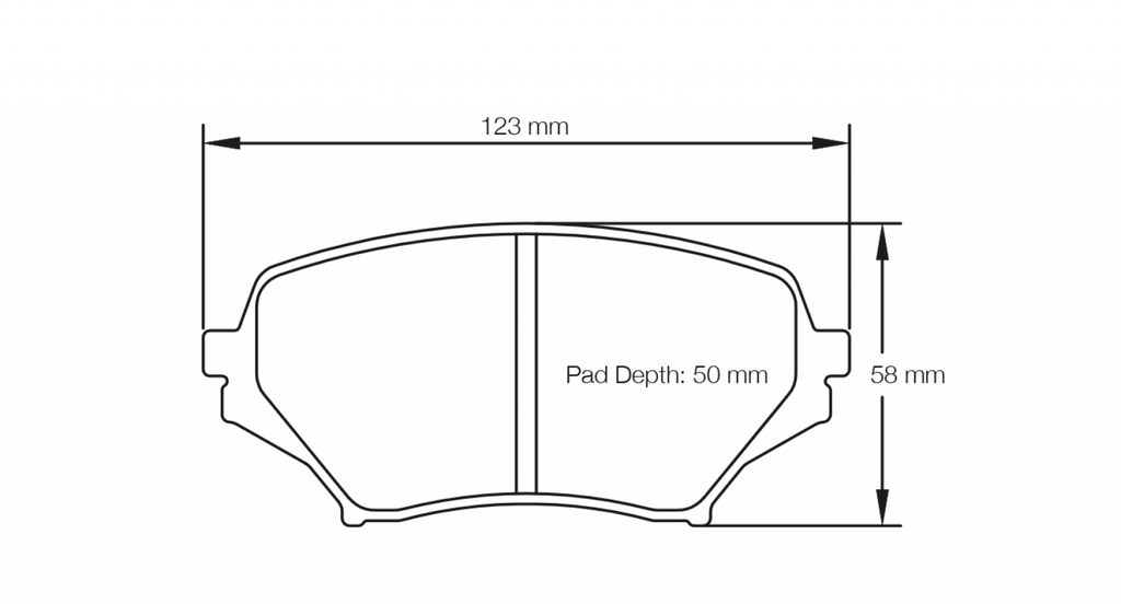Pagid Racing 8082 RSL1 Compound Brake Pads