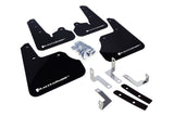 Rally Armor MF22-UR-BLK/WH FITS: 12+ Subaru Impreza 5dr Hatch/4dr Sedan UR Black Mud Flap w/ White Logo