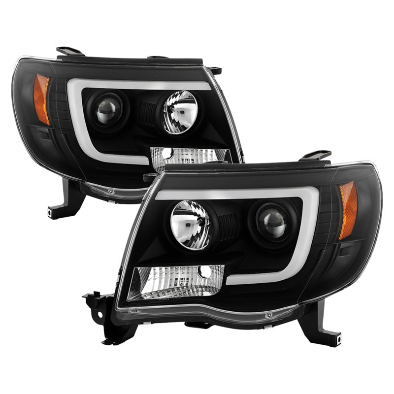 SPYDER 5088185 - Spyder Toyota Tacoma 05-11 V2 High-Power LED HeadlightsBlack PRO-YD-TT05PL-BK