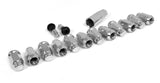 Race Star 602-2428-12 - 14mmx1.50 Closed End Acorn Deluxe Lug Kit (3/4 Hex) 12 PK