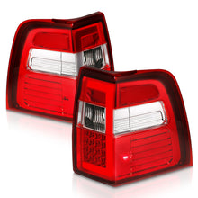 Load image into Gallery viewer, ANZO 311410 FITS 07-17 For Expedition LED Taillights w/ Light Bar Chrome Housing Red/Clear Lens