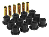 Prothane 7-1001-BL - 67-87 GM Rear Spring & Shackle Bushings (w/ 1.5in Bushings) Black