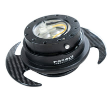 Load image into Gallery viewer, NRG SRK-650CF - Quick Release Kit Gen 3.0 Black Body / Black Ring w/ Carbon Fiber Handles