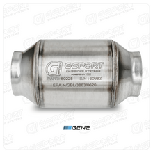 Load image into Gallery viewer, G-Sport 50225 - GESI 400 CPSI GEN 2 EPA Compliant 2.5in Inlet/Outlet Catalytic Converter