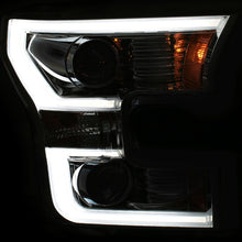 Load image into Gallery viewer, ANZO - [product_sku] - ANZO 2015-2017 Ford F-150 Projector Headlights w/ Plank Style Switchback Chrome w/ Amber - Fastmodz