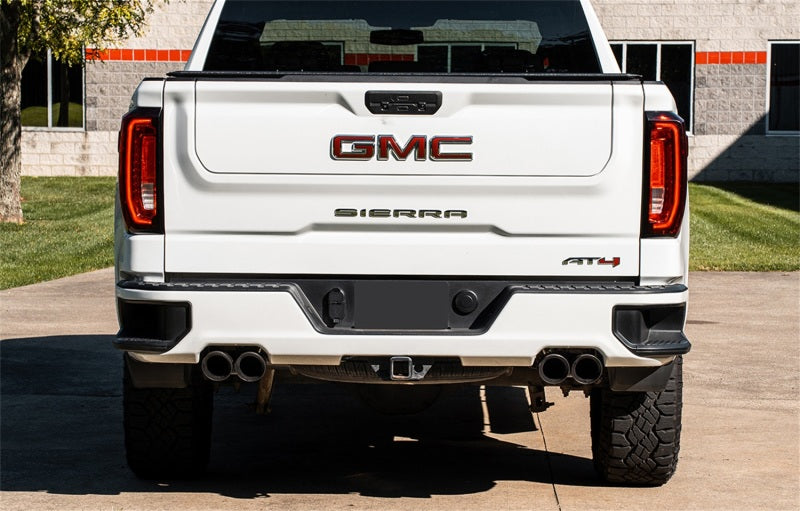 CORSA Performance 21199BPC FITS Corsa 19-23 Chevy Silverado 1500 CatBack Dual Rear Exit with Twin 4in Black Powder Ct ProSeries Tips