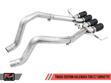Load image into Gallery viewer, AWE Tuning 3020-43081 FITS 14-19 Chevy Corvette C7 Z06/ZR1 Track Edition Axle-Back Exhaust w/Black Tips