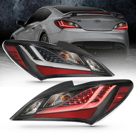 ANZO - [product_sku] - ANZO 10-13 Hyundai Genesis 2DR LED Taillights Smoke - Fastmodz