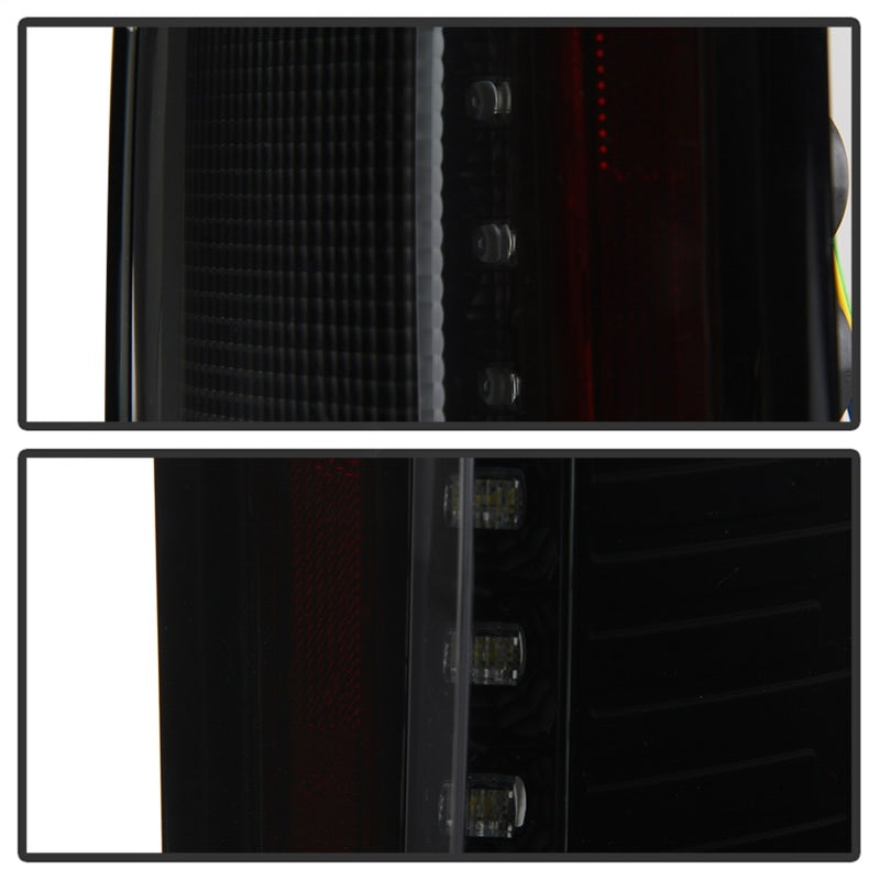 SPYDER 5085337 - Spyder 15-18 Ford F-150 LED Tail Lights (w/Blind Spot)Black Smoke (ALT-YD-FF15015BS-LBLED-BSM)