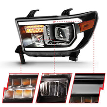 Load image into Gallery viewer, ANZO 111447 FITS: 2007-2014 Toyota Tundra Projector Light Bar H.L Black Amber(Led High Beam) (Halogen Version)