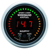 AutoMeter 3378 - Autometer Sport-Comp 52mm Wideband Air/Fuel Gauge