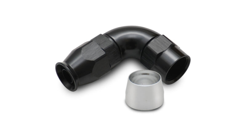 Vibrant 28906 FITS -6AN 90 Degree Elbow Hose End Fitting for PTFE Lined Hose