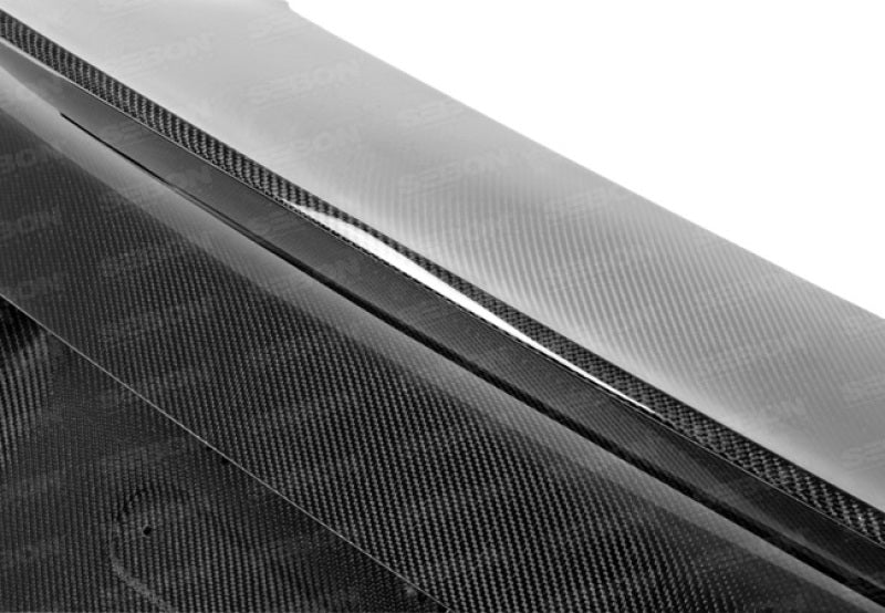 Seibon TL1213BMWF30-C-S FITS 12-13 BMW F30 CSL Style Carbon Fiber TrunkShaved