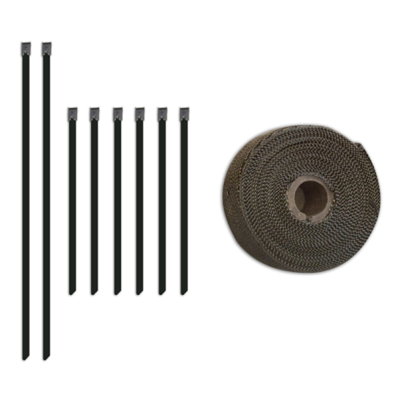 Mishimoto MMTW-235 FITS 2 inch x 35 feet Heat Wrap with Stainless Locking Tie Set