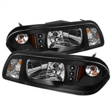 Load image into Gallery viewer, SPYDER 5012531 - Spyder Ford Mustang 87-93 1PC LED (Replaceable LEDs)Crystal Headlights Black HD-YD-FM87-1PC-LED-BK