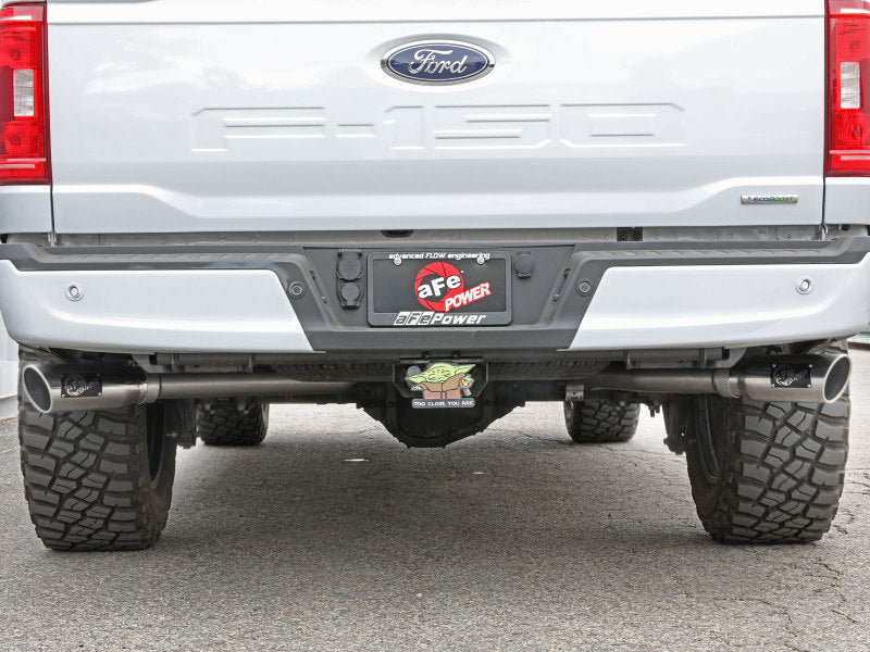 aFe 49-33129-P FITS Gemini XV 3in 304 SS Cat-Back Exhaust 2021 Ford F-150 V6 2.7L/3.5L (tt)/V8 5.0L w/ Polished Tips