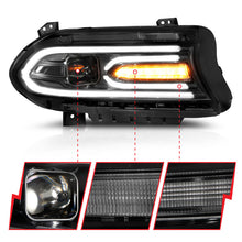 Load image into Gallery viewer, ANZO 121559 FITS: 2015-2018 Dodge Charger Projector Headlights Plank Style Black