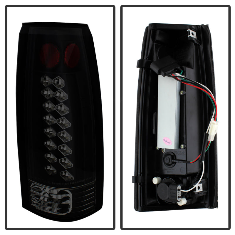 SPYDER 5077981 - Spyder Chevy C/K Series 1500 88-98/GMC Sierra 88-98 LED Tail Lights Blk Smke ALT-YD-CCK88-LED-BSM