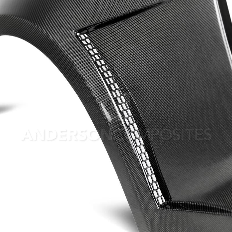 Anderson Composites AC-FF16CHCAM-SS FITS 16-18 Chevrolet Camaro Type SS Fenders Carbon Fiber (0.40 Inch Wider)