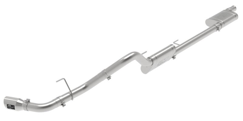 aFe 49-48083-P FITS Apollo GT Series 409 Stainless Steel Cat-Back Exhaust 2020 Jeep Gladiator 3.6L - Polished Tip