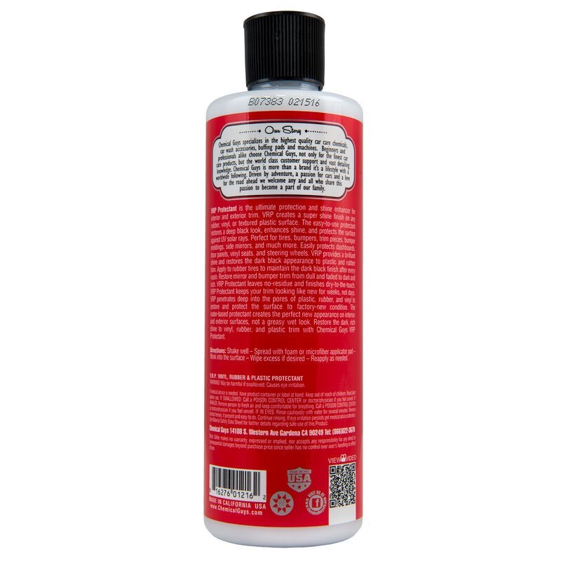 Chemical Guys TVD_107_16 - VRP (Vinyl/Rubber/Plastic) Super Shine Dressing16oz