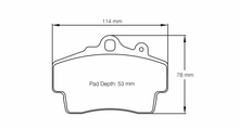Load image into Gallery viewer, Pagid Racing 2407 RS44 Compound Brake Pads