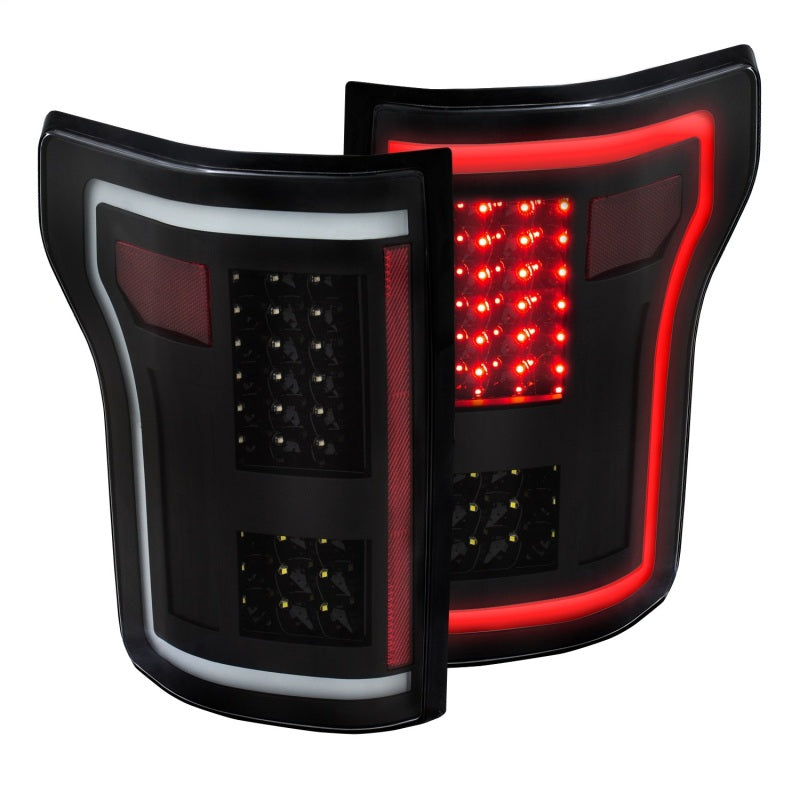 ANZO - [product_sku] - ANZO 2015-2017 Ford F-150 LED Taillights Black - Fastmodz