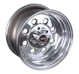 Weld 90-58348 - Draglite 15x8 / 5x4.5 & 5x4.75 BP / 4.5in. BS Polished Wheel Non-Beadlock