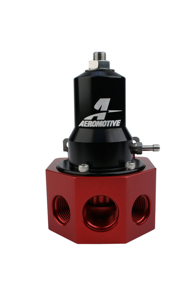 Aeromotive 13133 - Regulator30-120 PSI.500 Valve4x AN-08 and AN-10 inlets / AN-10 Bypass