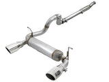 aFe 49-48096-P FITS Rebel Series 409 Stainless Steel Cat-Back Exhaust 18-21 Jeep Wrangler JL 2.0L (t) - Polished Tip