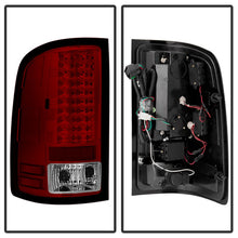 Load image into Gallery viewer, SPYDER 5014955 - Spyder GMC Sierra 07-13 (Not 3500 Dually 4 Rear Wheels)LED Tail Lights Red Clear ALT-YD-GS07-LED-RC