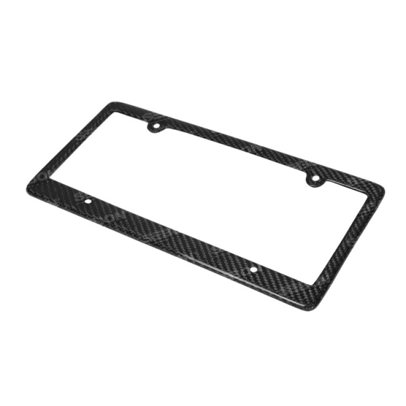 Seibon CFLPF4 - Carbon Fiber License Plate Frame (4 holes)