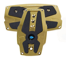 Load image into Gallery viewer, NRG PDL-250CG - Aluminum Sport Pedal A/T Chrome Gold w/Black Rubber Inserts