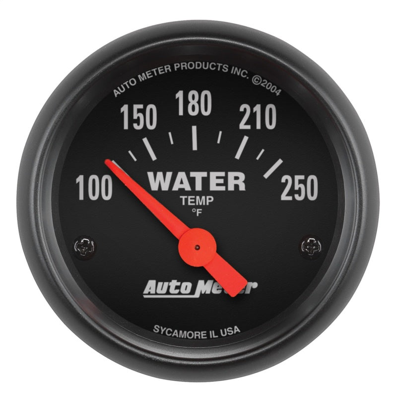 AutoMeter 2635 - Autometer Z-Series 52mm 100-250 Degrees F. SSE Water Temp Gauge