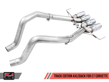 Load image into Gallery viewer, AWE Tuning 3020-42073 FITS 14-19 Chevy Corvette C7 Z06/ZR1 (w/o AFM) Track Edition Axle-Back Exhaust w/Chrome Tips