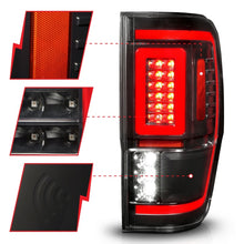 Load image into Gallery viewer, ANZO 311446 FITS 19-22 Ford Ranger Full LED Taillights w/ Lightbar Sequential Signal Black Housing/Clear Lens