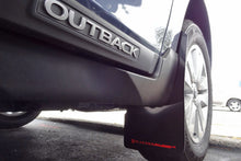 Load image into Gallery viewer, Rally Armor MF36-UR-BLK/SIL FITS: 2015 Subaru Outback UR Black Mud Flap w/ Silver Logo