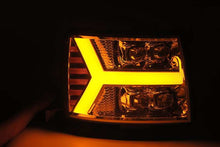 Load image into Gallery viewer, AlphaRex 880207 FITS 07-13 Chevy 1500HD NOVA LED Proj Headlights Plank Style Chrm w/Activ Light/Seq Signal