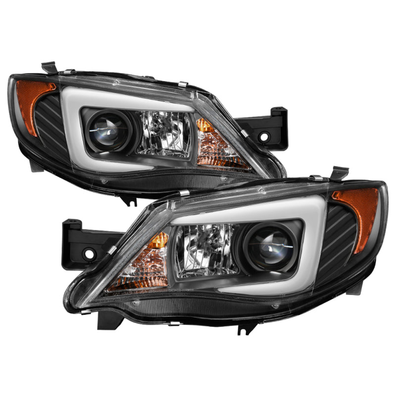 SPYDER 5083937 - Spyder Subaru WRX 08-09 Projector HeadlightsHID Model OnlyBlack PRO-YD-SWRX08-HID-LBDRL-BK