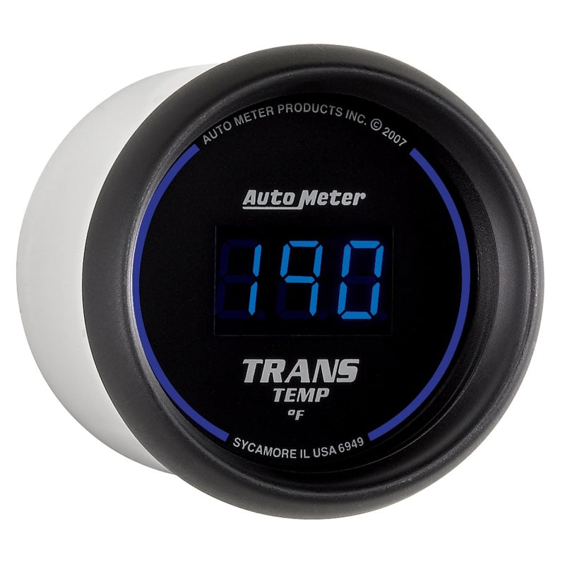 AutoMeter 6949 - Autometer 52.4mm Black Digital Trans Temperature Gauge