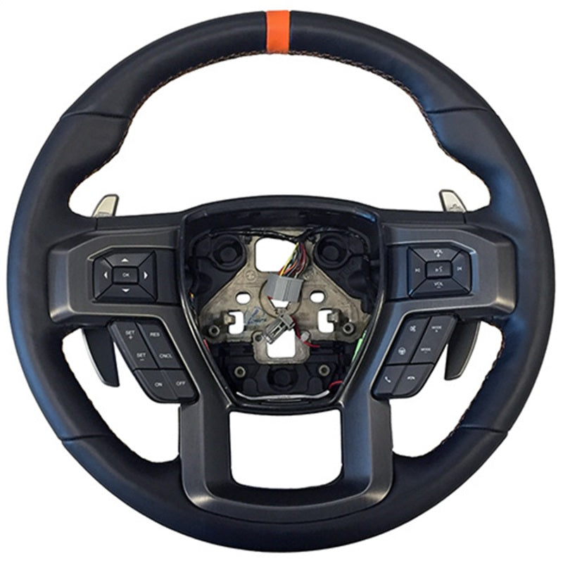 Ford Racing M-3600-F15ROR FITS 2015-2017 F-150 Raptor Performance Steering Wheel KitOrange Sightline