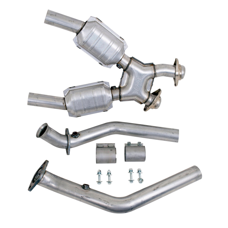 BBK 1670 FITS 99-04 Mustang 4.6 GT / Cobra High Flow X Pipe With Catalytic Converters2-1/2